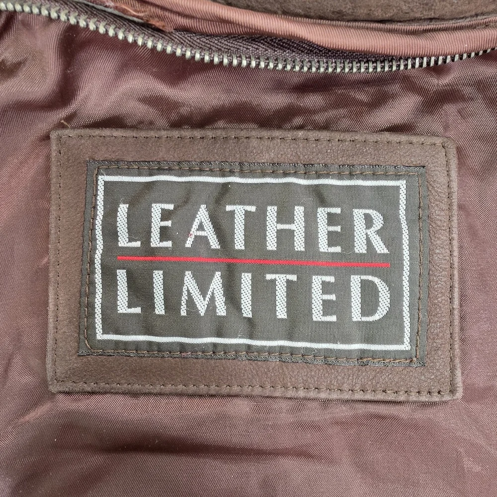 Americana Workwear Leather Limited Leather Jacket Men’s LT Brown Tall - Picture 6 of 11